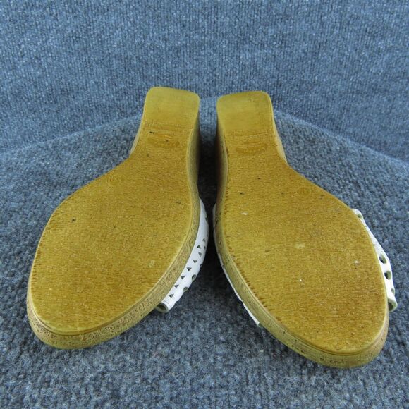 Spring Step Women Slide Sandal Shoes Size 40 Medium White Leather - Picture 9 of 9